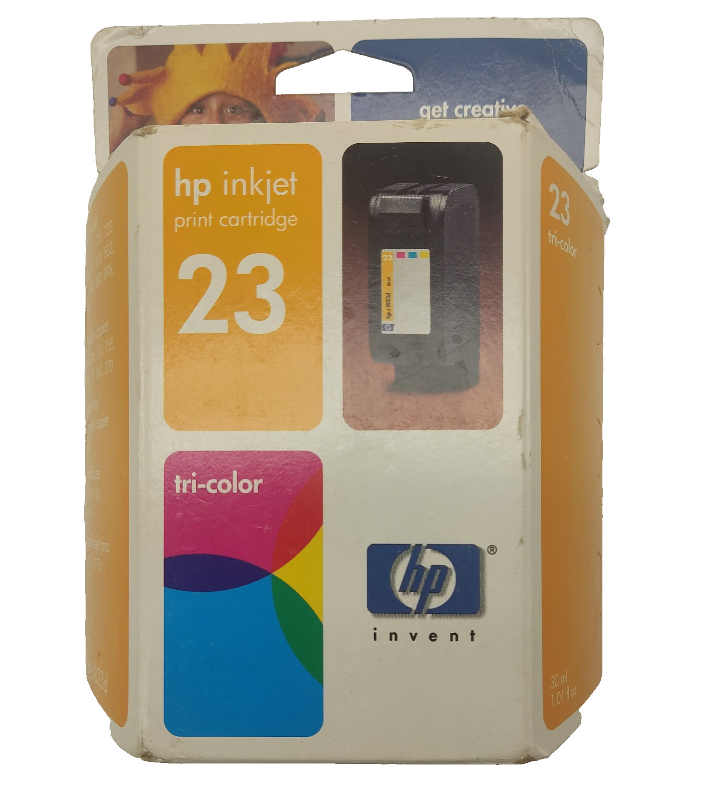 HP 23 OEM Tri-Color C1823D Ink Cartridge Exp. 03/2005 BRAND NEW SEALED GENUINE