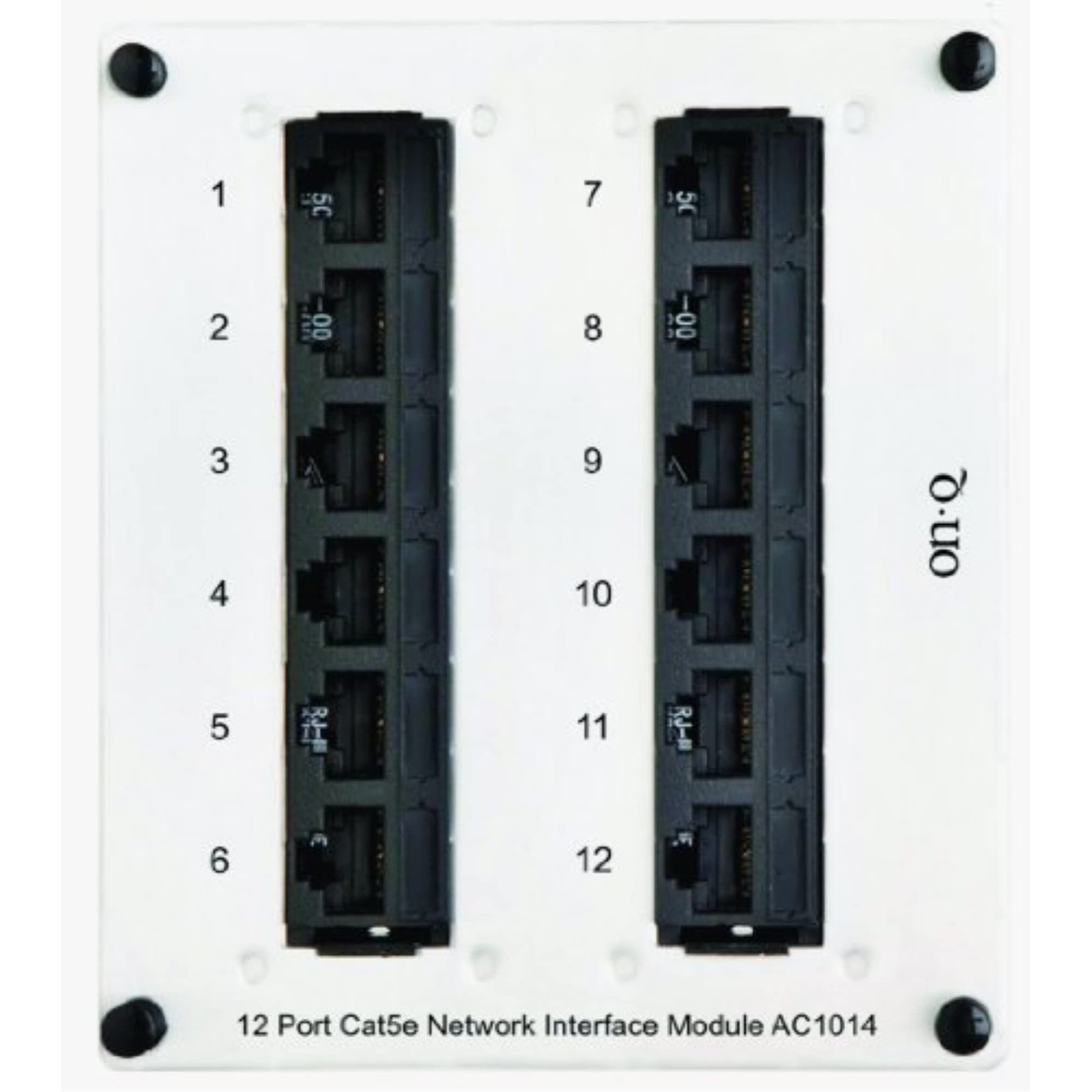 Legrand - OnQ 8 Port Cat 5e Network Interface Module, RJ45 Network Switch, Hi...