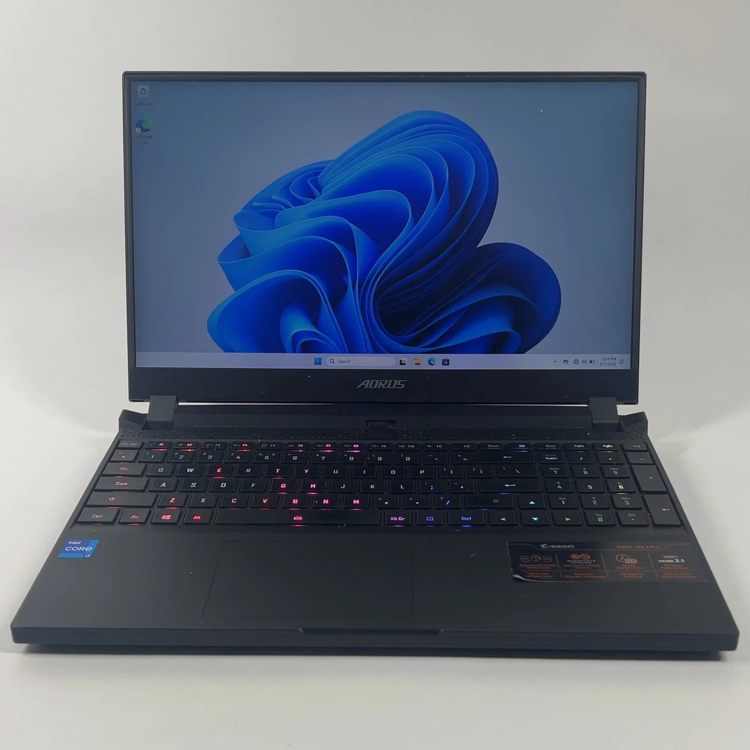 Gigabyte AORUS 15P YD RX5L 15.6" i7-11800H 2.3GHz 32GB RAM 1TB SSD