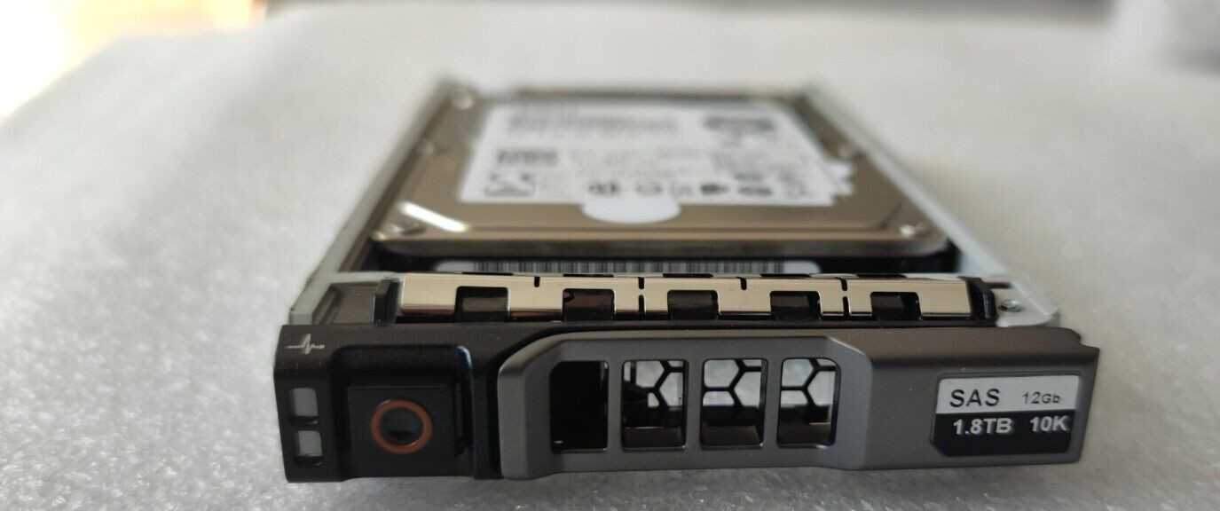0WRRF 00WRRF Dell 1.8TB 10K 12Gbps SAS 2.5'' 512e HDD Hard Drive 14/15/16G KIT
