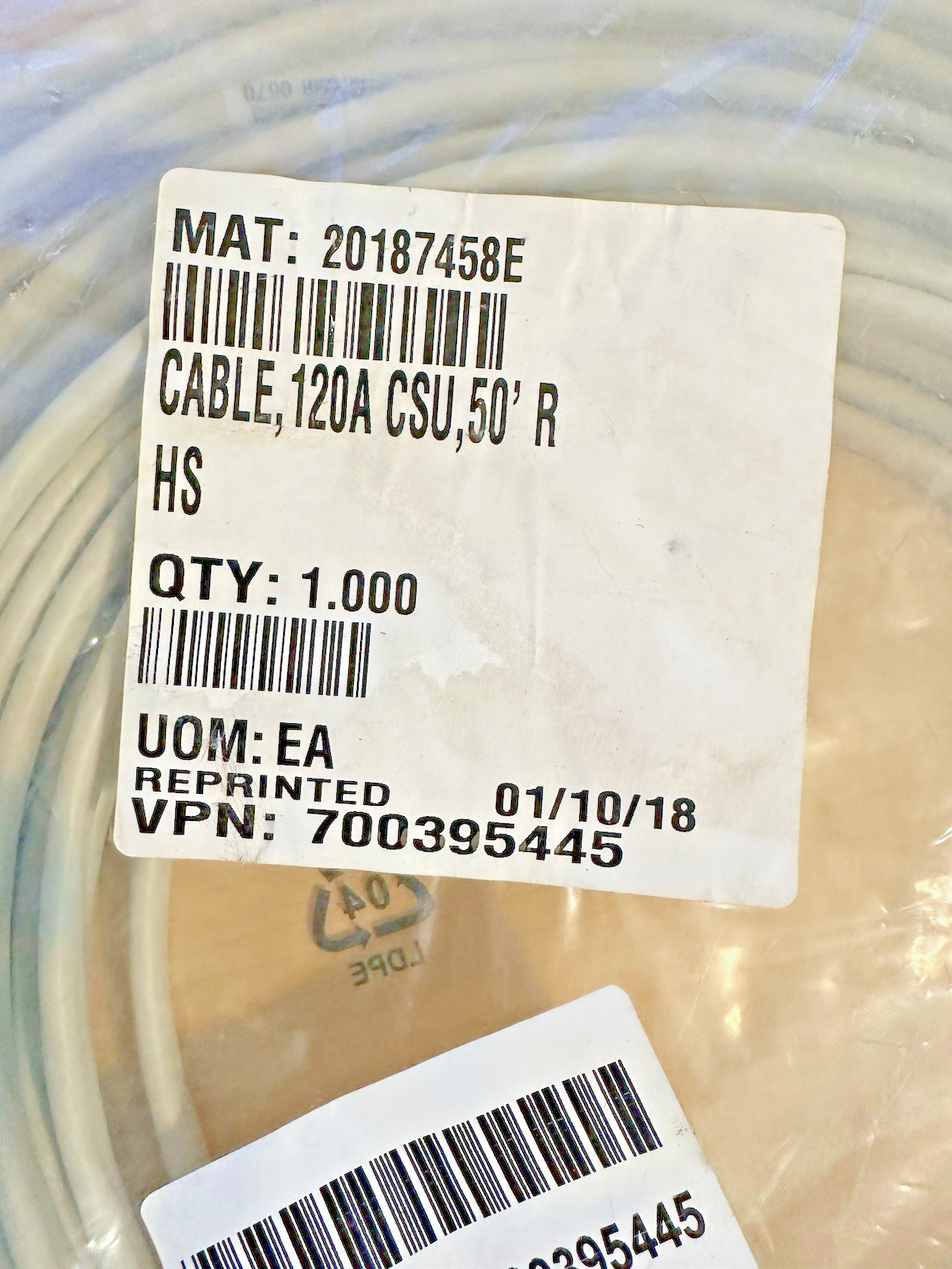 OEM Avaya 700395445 50FT RJ45 CSU Network Cable Ethernet Cord New NOS