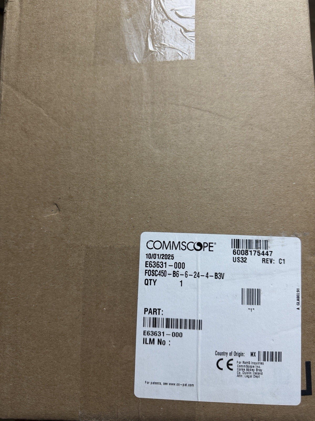Commscope FOSC450-B6-6-NT-0-B3V Fiber Splice Case 058514-000 (NEW)