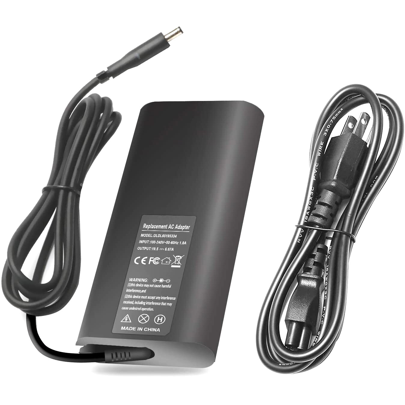 New 130W 19.5V 6.67A AC Adapter Charger For Dell XPS 15 9560 9570 9550 9530 7590