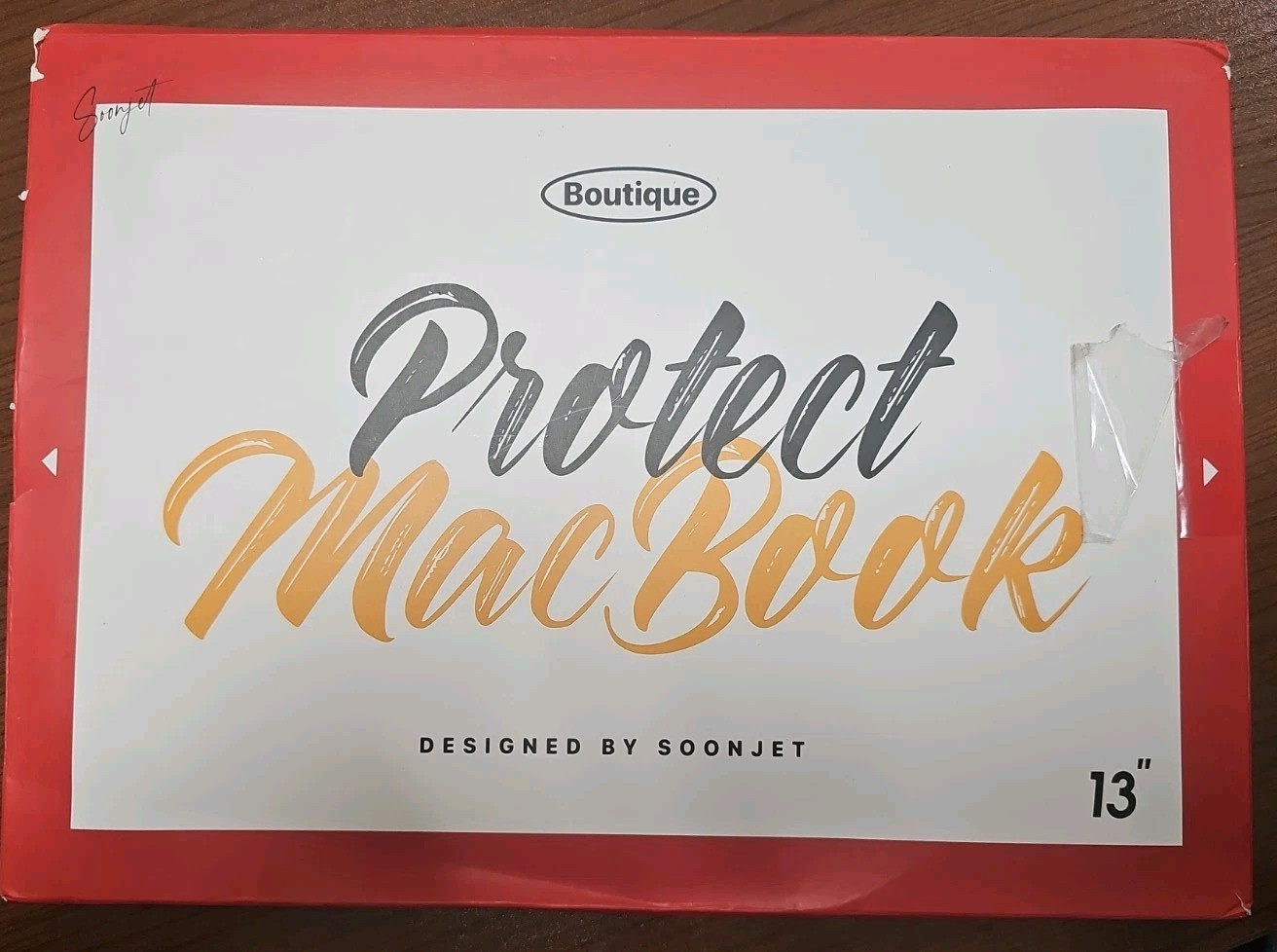 Soonjet Hard Shell Case Cover Guard for Apple MacBook Air 13.6 in M2 A2681 Clear