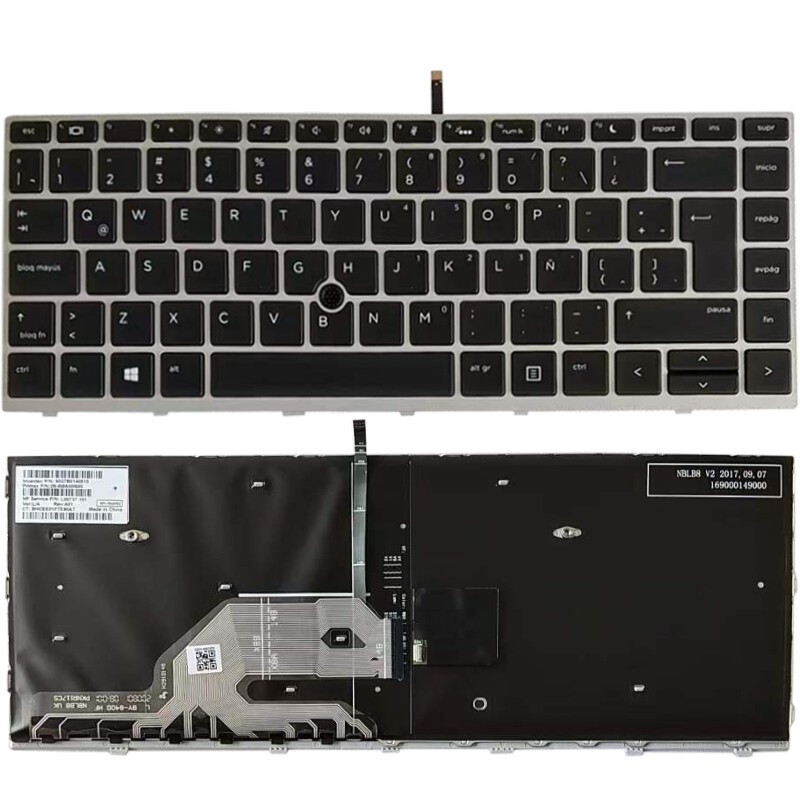 Laptop Spanish/Latin Keyboard For HP Probook 640 G4 G5 645 G4 G5 Backlit
