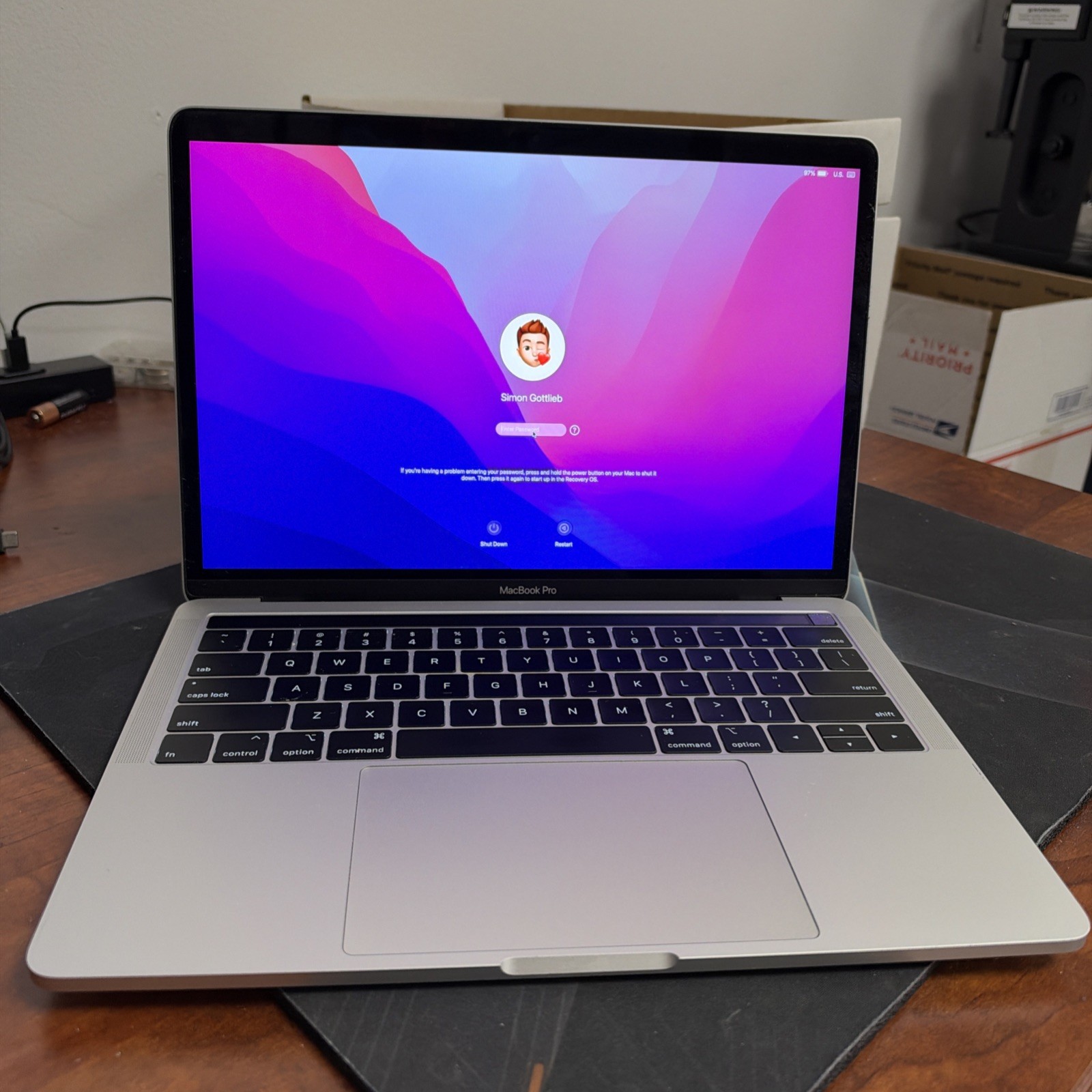 Apple MacBook Pro A2159 - Space Gray (SEE DESCRIPTION)