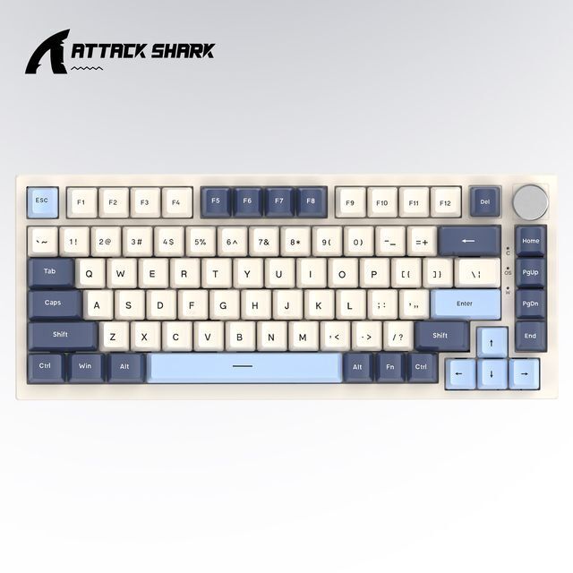 Attack Shark RGB Mag Customisable Mechanical Keyboard Magnetic Switch Metal Knob