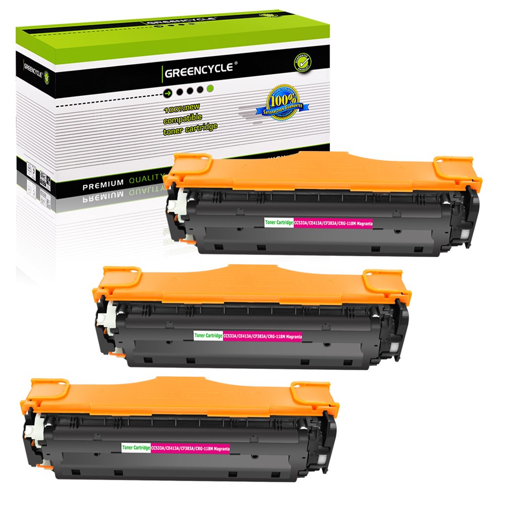 3PK Toner Work for Canon 118 ImageCLASS LBP7200cdn LBP7660Cdn MF724cdw MF726cdw