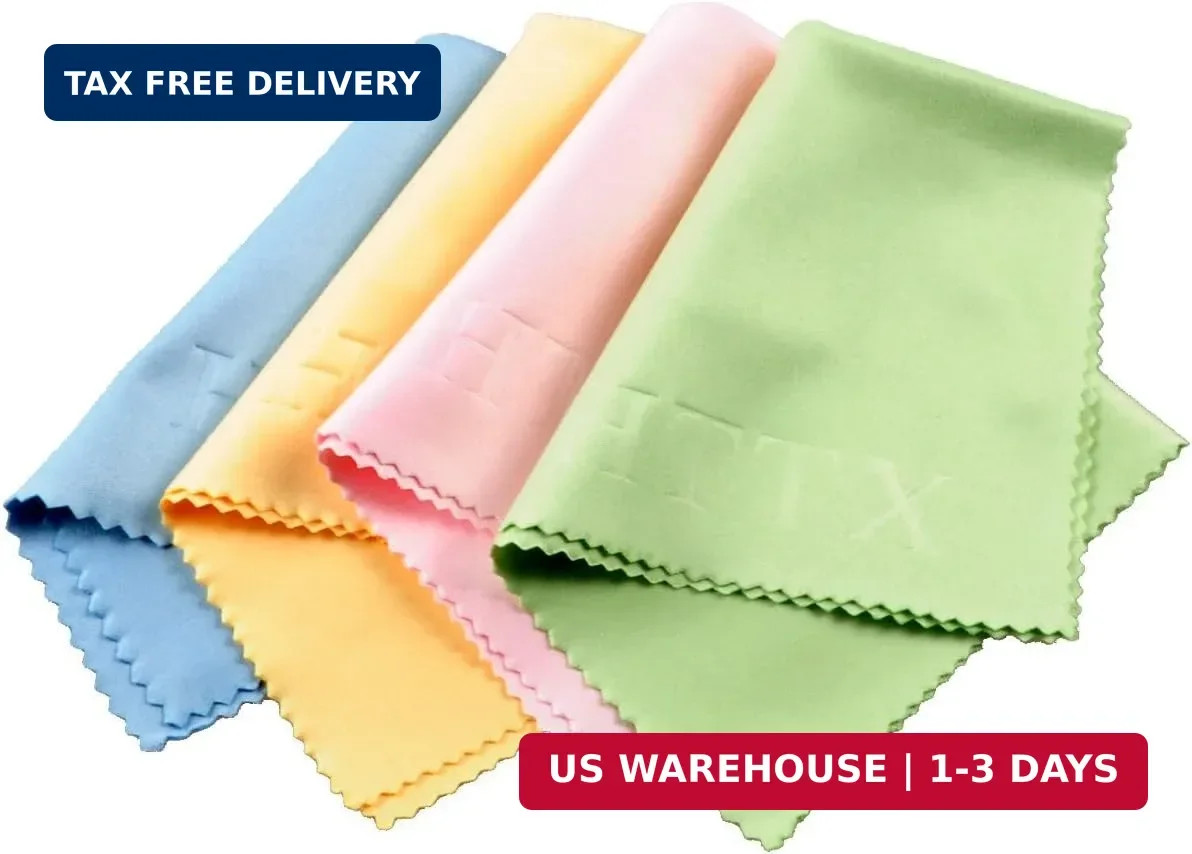 Microfiber Screen Cleaning Cloths for Cell Phones, Tablets, LCD TV and Laptop, C