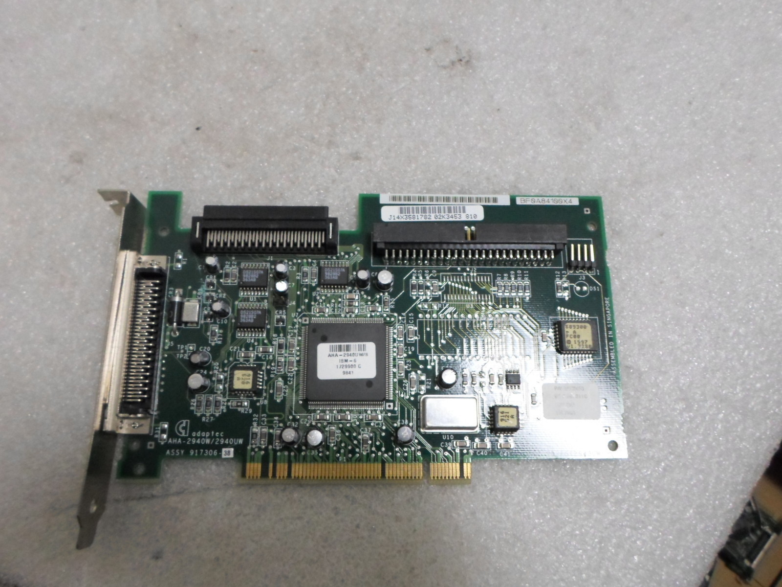 IBM ADAPTEC 02K3453 AHA-2940UW/B 917306-38 SCSI CARD