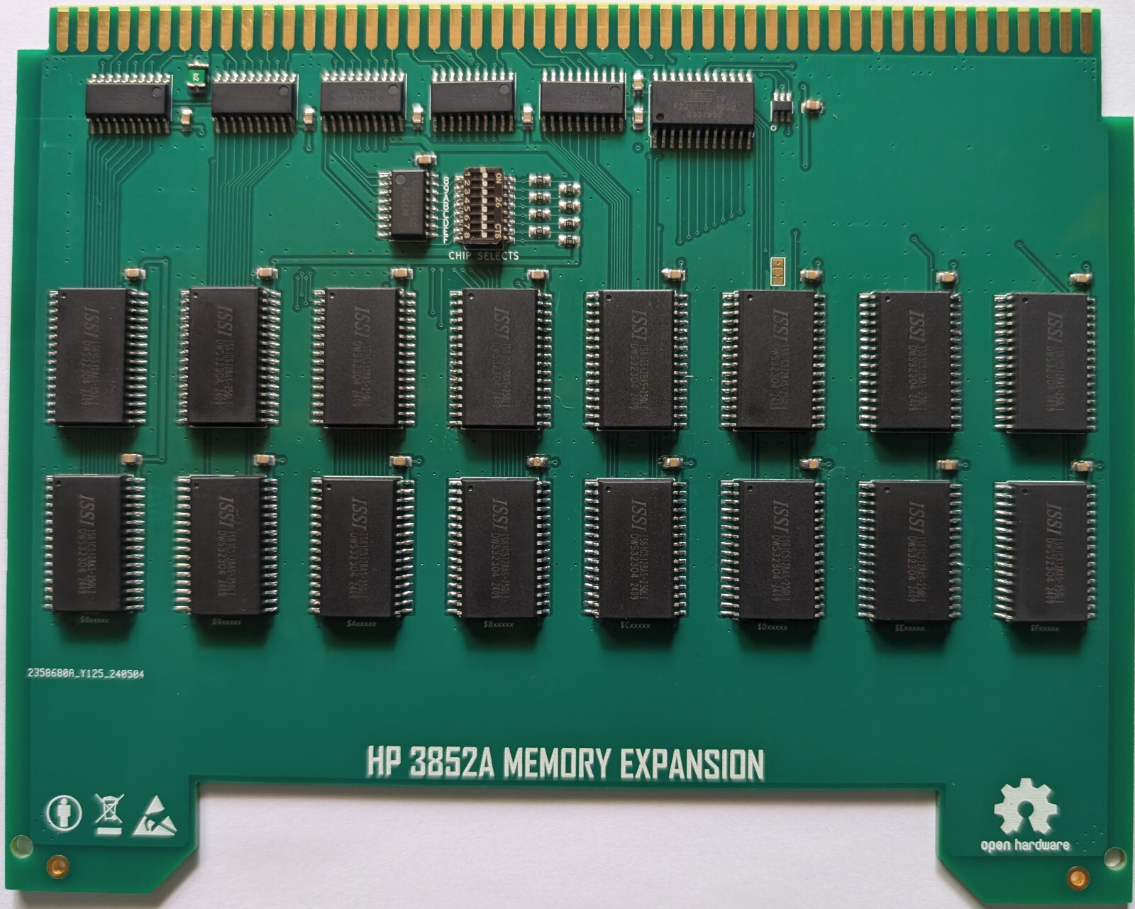 HP 9000 series 200/300 RAM board 7.5MB
