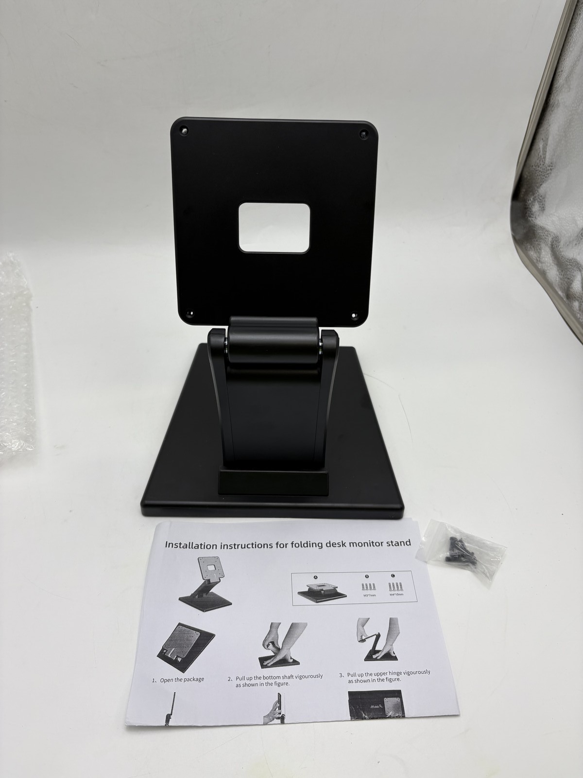 CTA ADJUSTABLE MONITOR DESK MOUNT WITH WEIGHTED BASE FOR 14