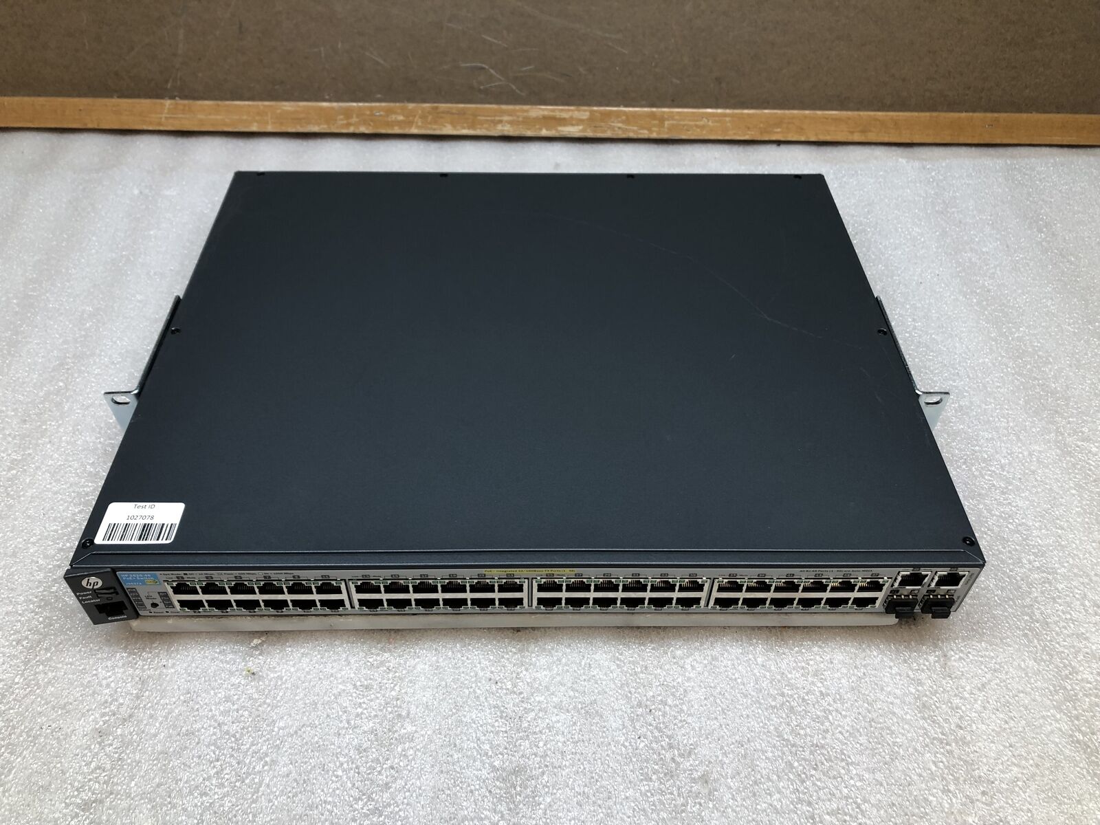 HP ProCurve 2620-48-PoE+ J9627A 48 Port Fast Ethernet Switch 2x SFP-TESTED/RESET