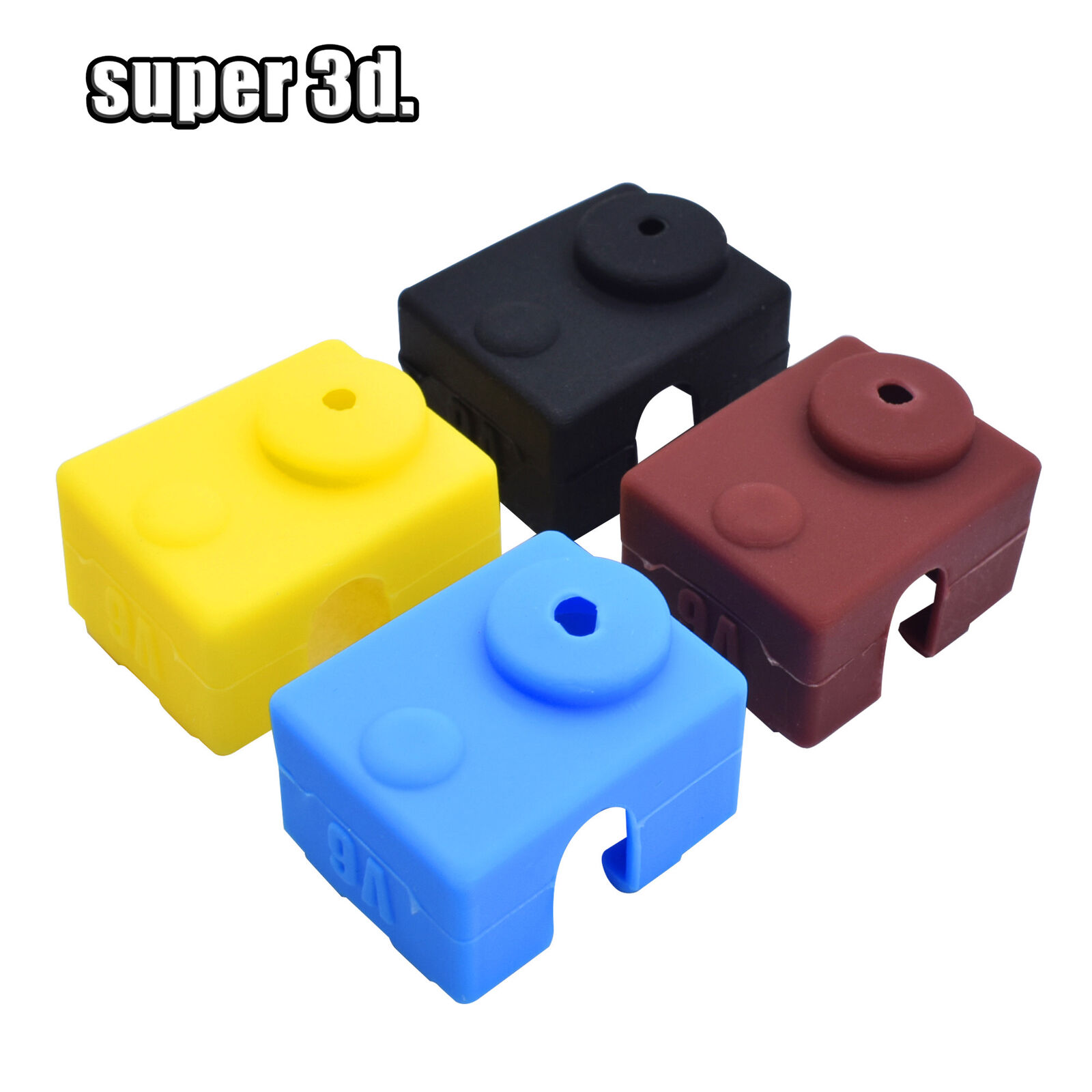 10PCS V6 Silicone Sock sleeve Heater Block Cover Hotend Heater Protect