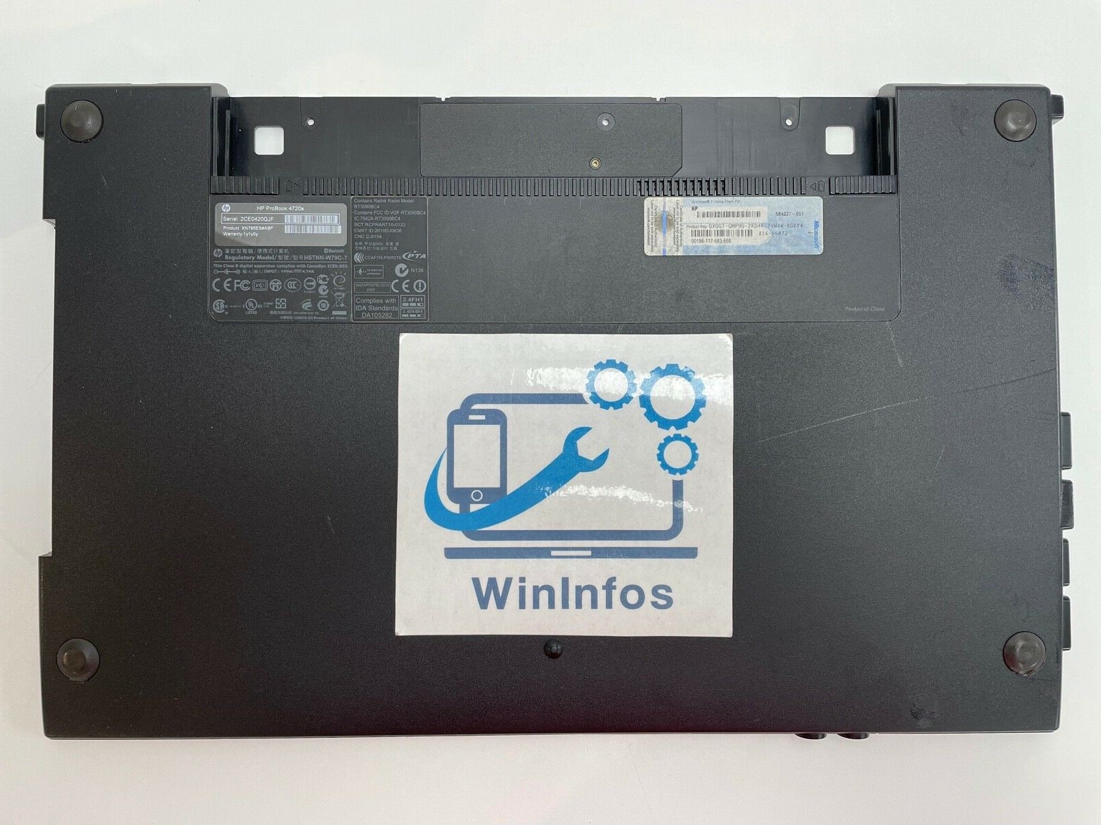 Plastics low bottom case base cover HP Probook 4720S