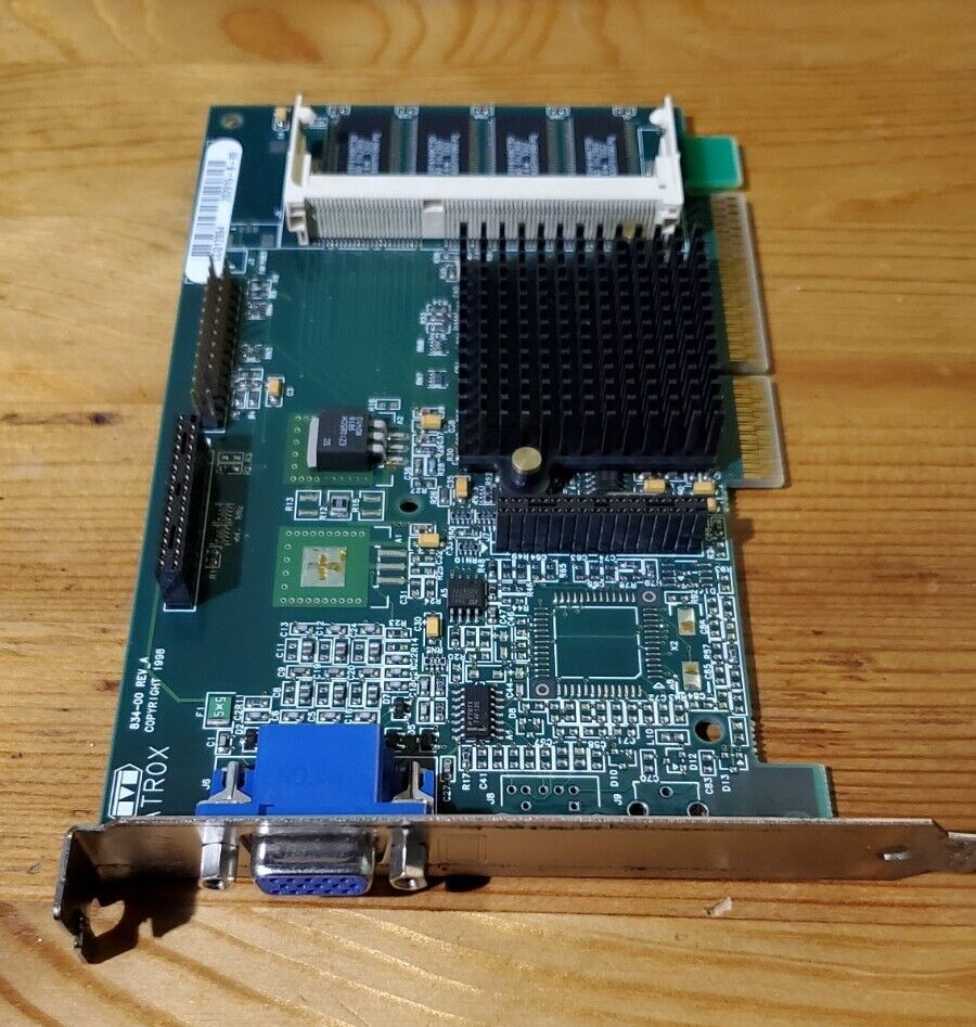 MATROX 844-00 REV.A PCI Graphics Card G2+/MILP/8D/IBM