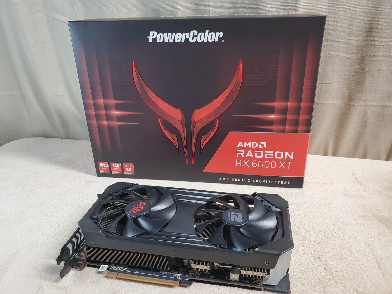 PowerColor Red Devil AMD Radeon RX 6600 XT 8GB GDDR6 GPU Graphics Card Boxed