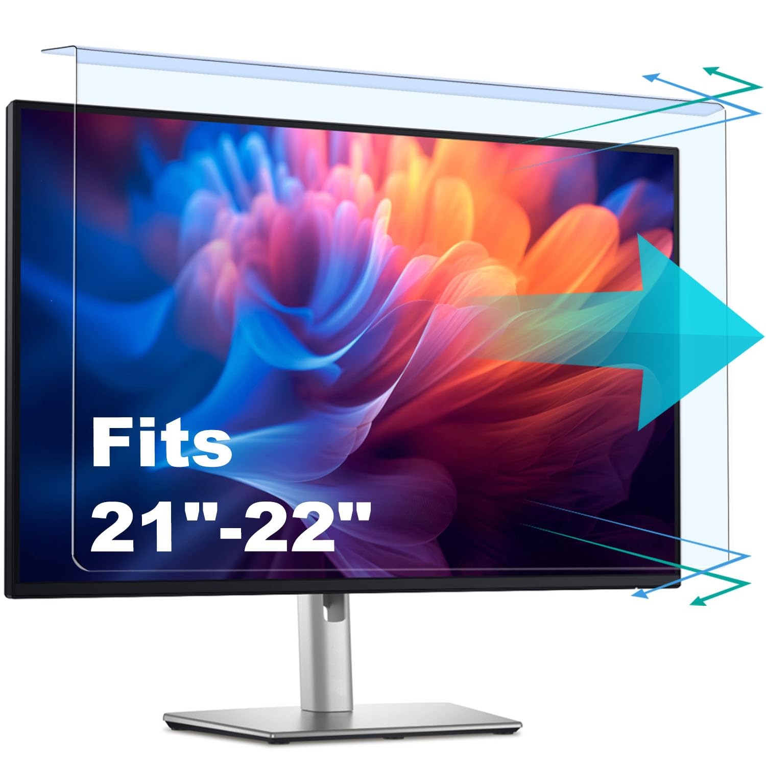Anti-Blue Light Anti-Scratch Screen Protector for 22 Inch Monitor