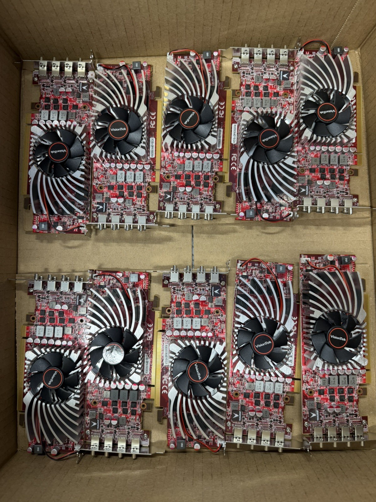 (LOT OF 10) AMD Radeon RX 550 Graphics Card 4GB GDDR5 GPU