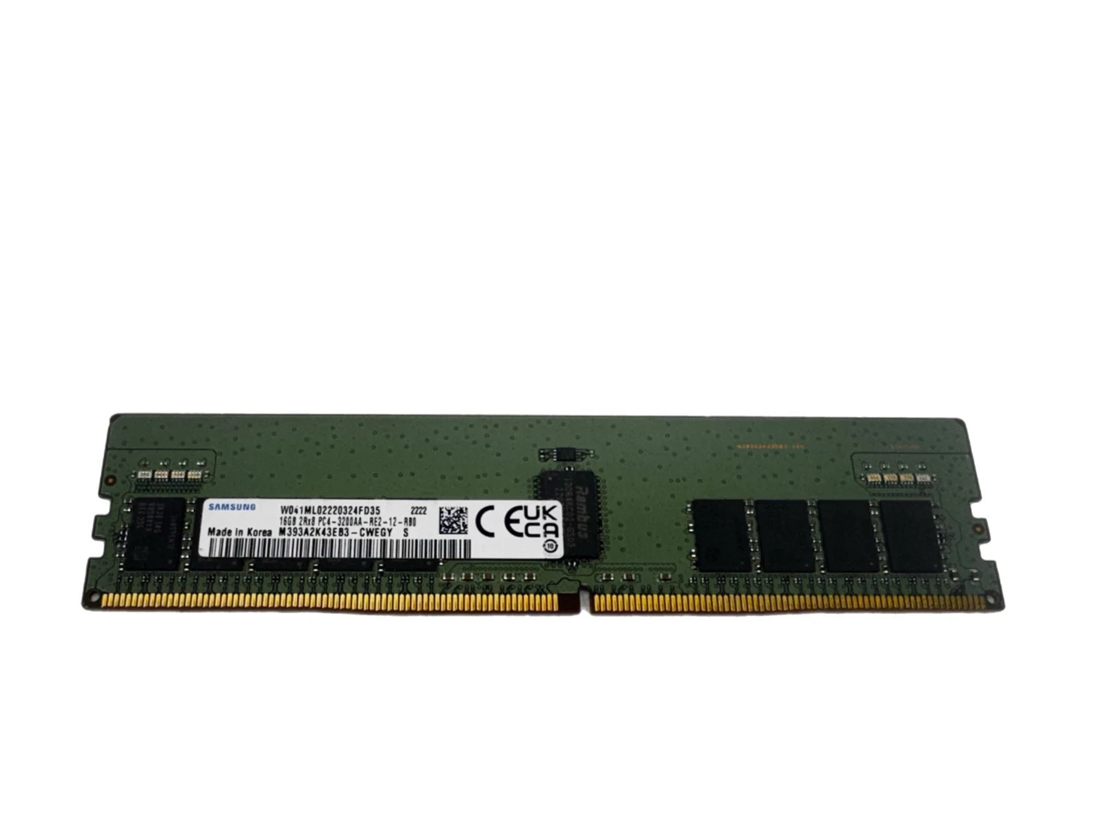 Samsung PC4-25600 DDR4-3200 16GB Server Memory RAM M393A2K43EB3-CWE