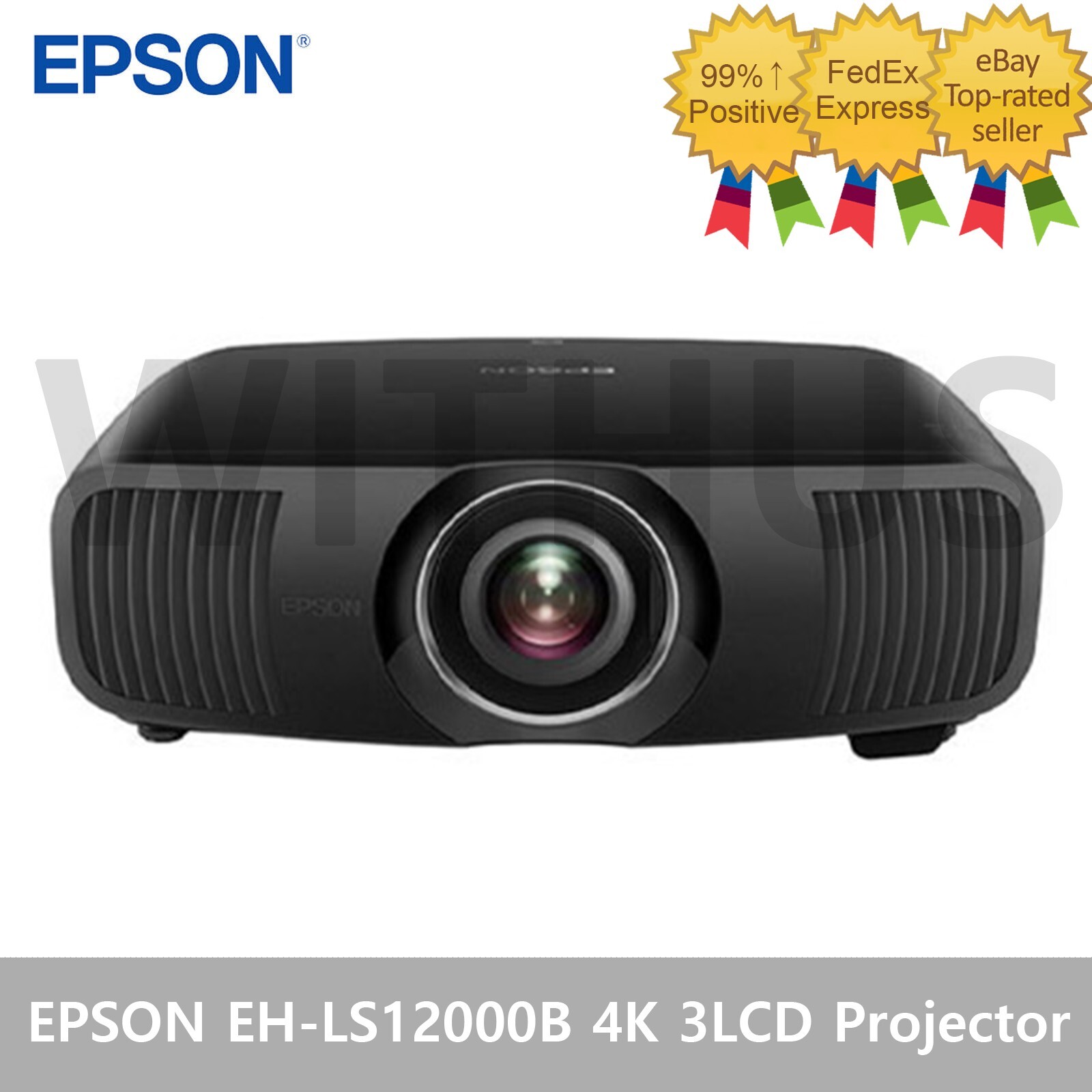 EPSON EH-LS12000B Pro Cinema 4K PRO-UHD True Laser Projector 3-LCD 2,700 Lumen
