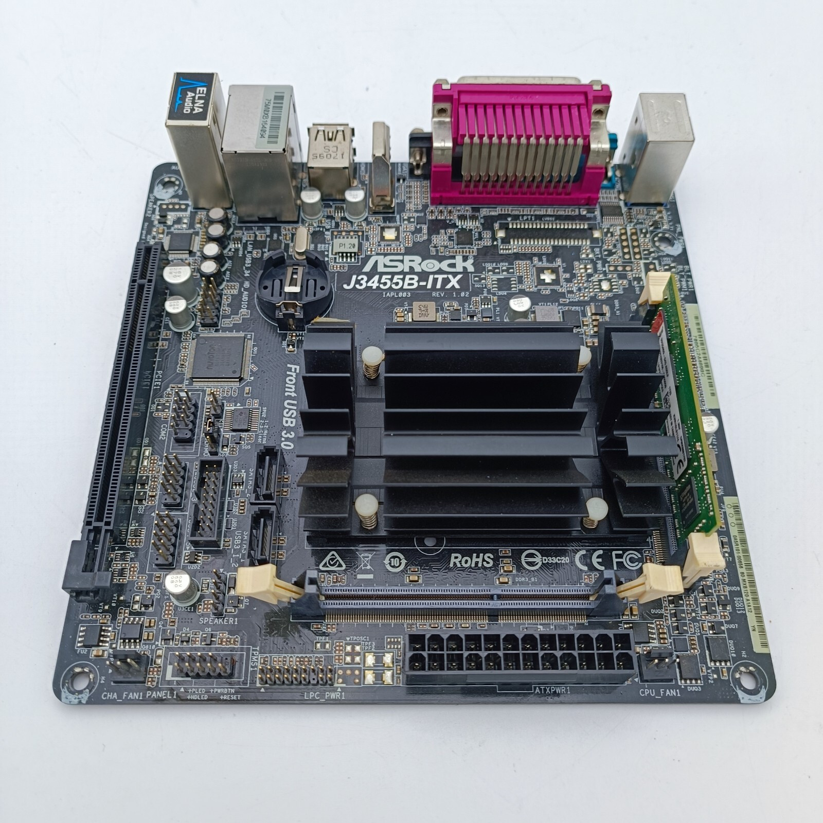 ASRock J3355B-ITX - Motherboard - mini ITX - Intel Celeron J3355 - USB 3.0 - Gig