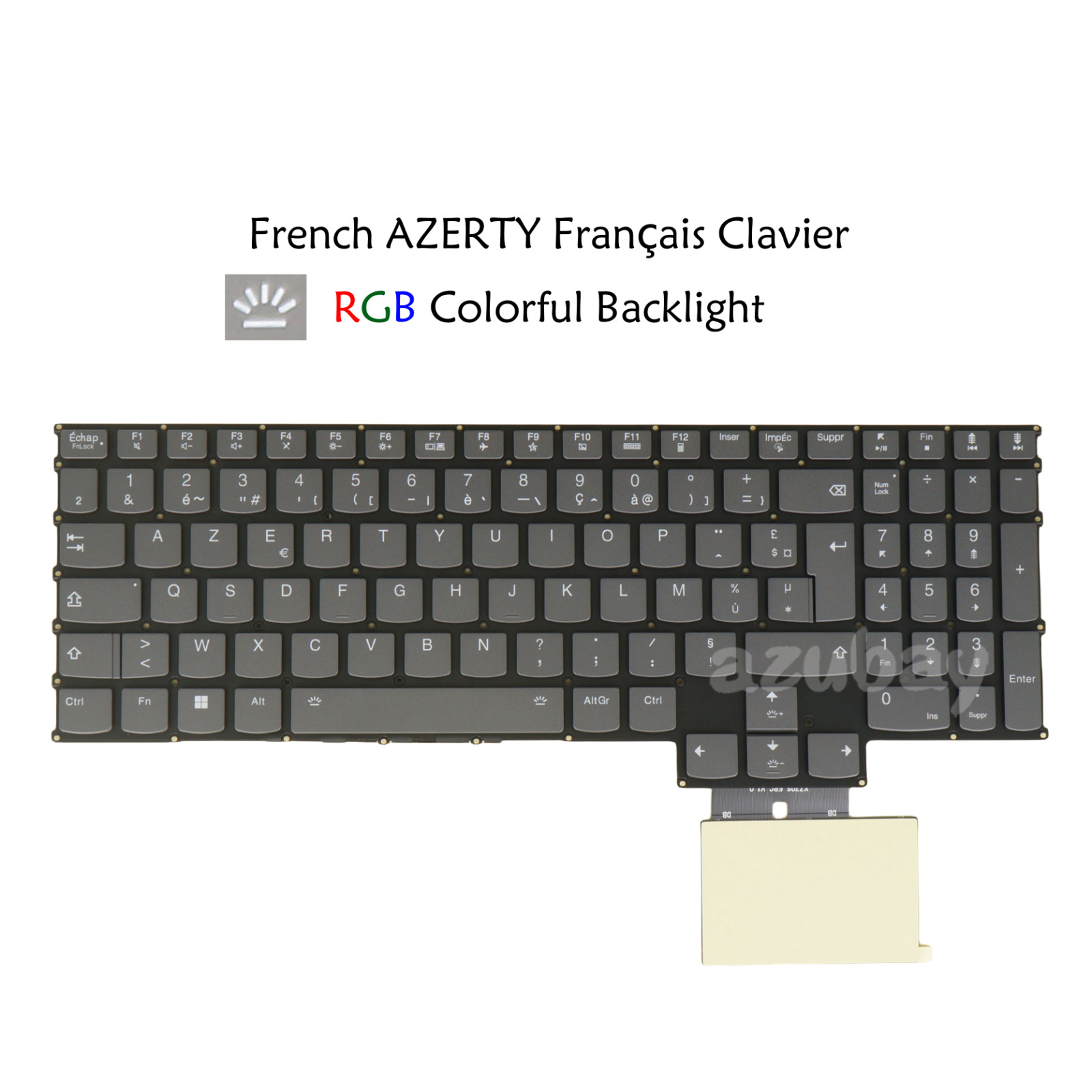 Laptop Keyboard For Lenovo Legion S7-16ARHA7 S7-16IAH7 82UG 82TF, RGB Backlit