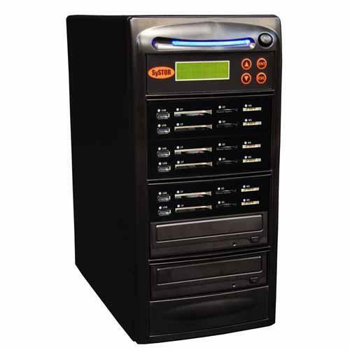 Systor 1:5 USB/SD/CF Flash Memory Combo Card Duplicator - CD DVD Copier 2YR WRNT
