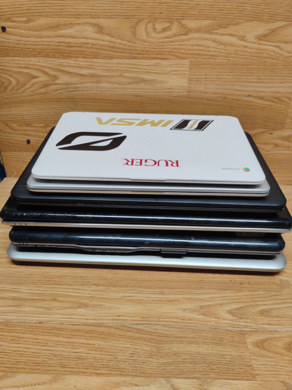 Lot Of 6 HP Laptops Mixed Models & Sizes  *Untested Sold As-Is Parts/Repair Only