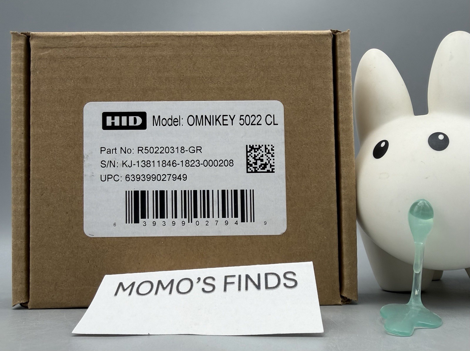 New HID OMNIKEY 5022 CL Contactless Smart Card Reader R50220318-GR USB Gray Blk