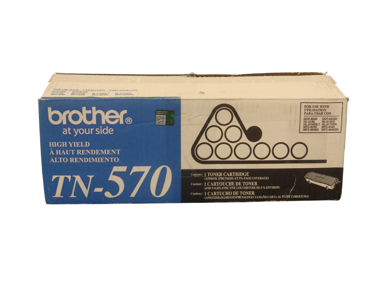 Open Box Brother TN570 Black Toner Cartridge