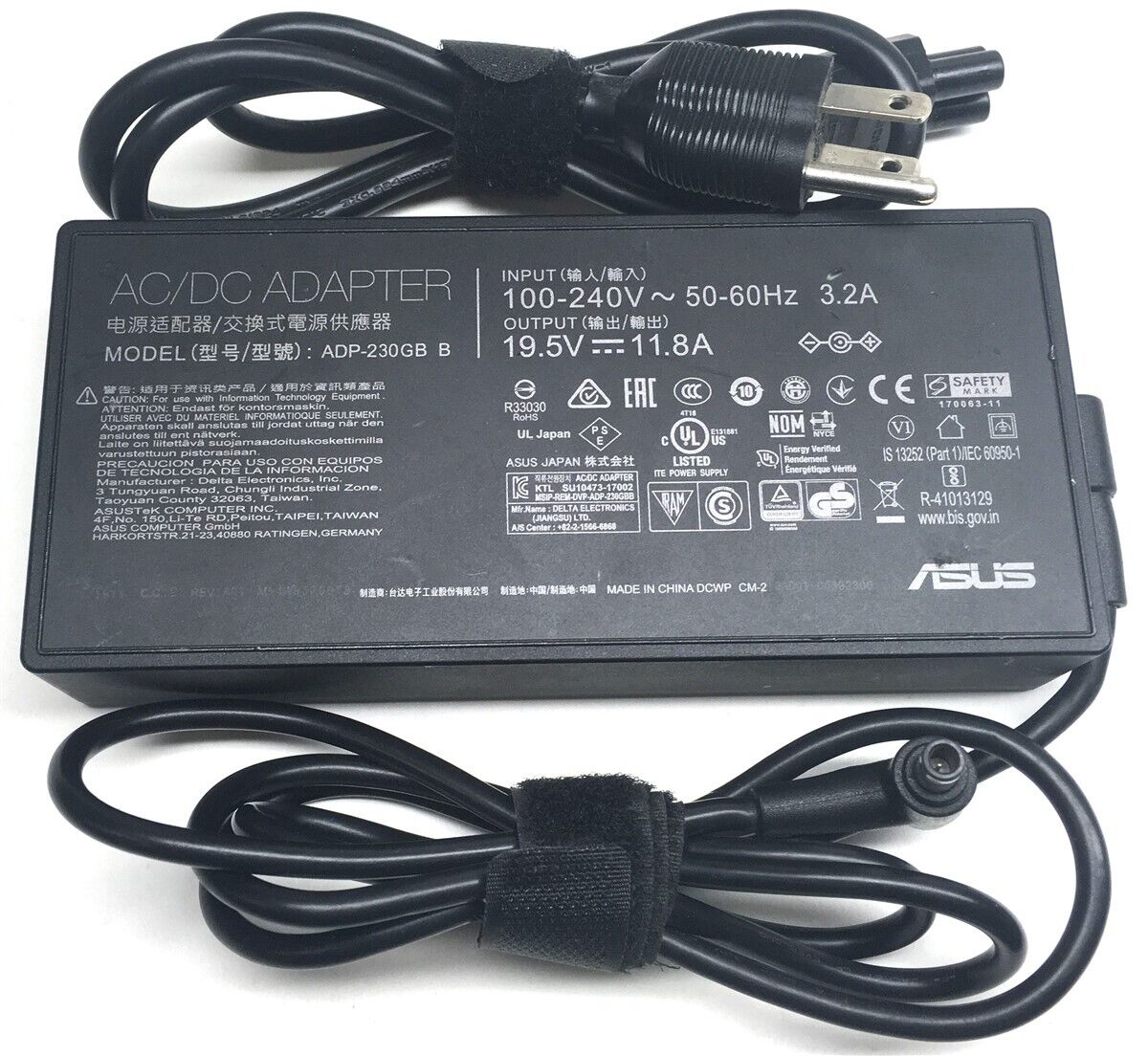 Genuine Asus Laptop Charger AC Adapter Power Supply ADP-230GB B 19.5V 11.8A 230W
