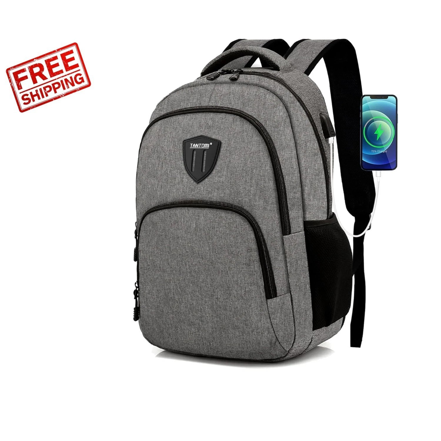 Elegant Casual 15.7 Inch Laptop Backpack with Anti-Theft Pocket - Travel Ready