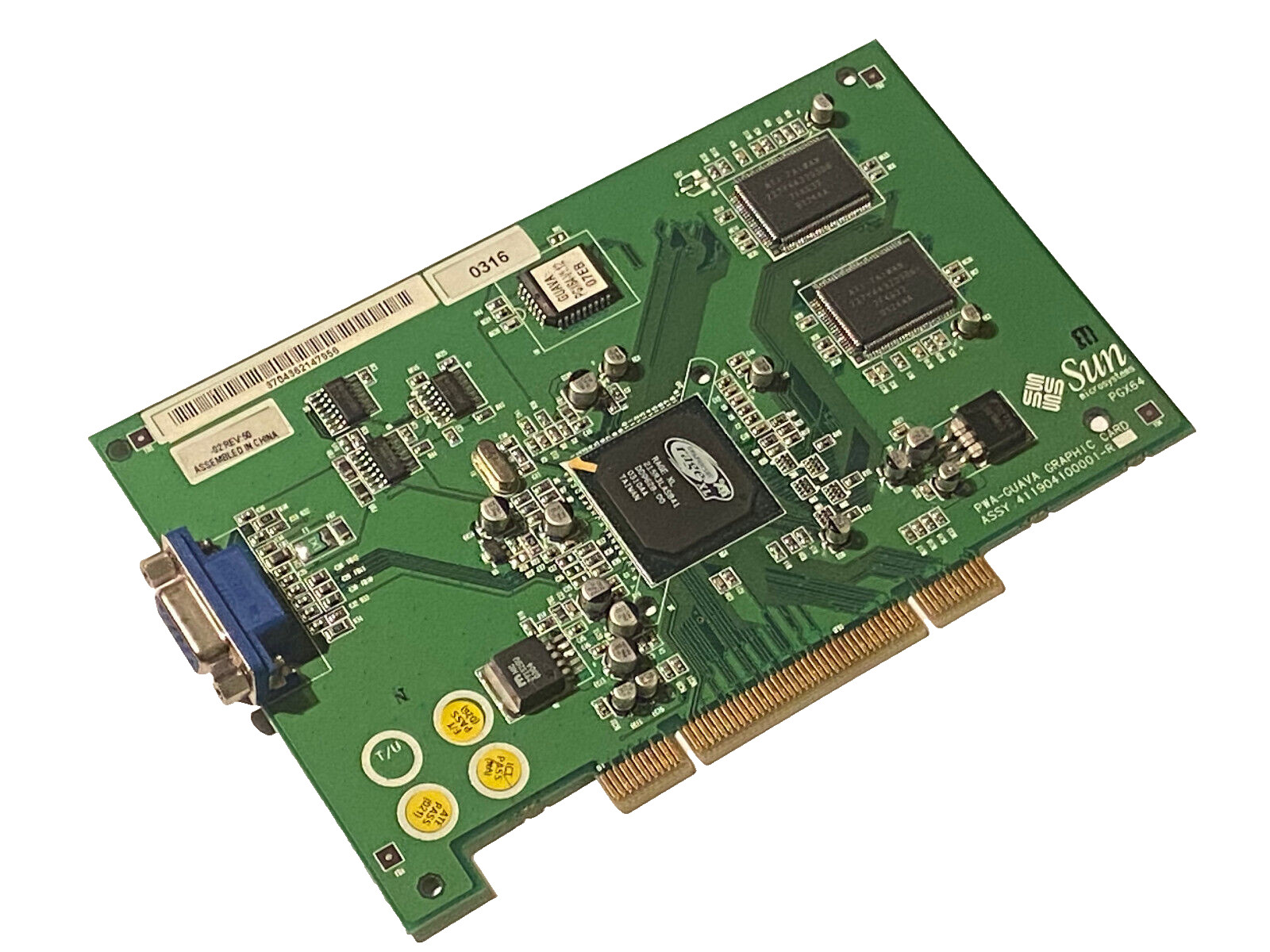 Sun Microsystems 370-4362 Guava PGX64-V1.12 Graphic Card..