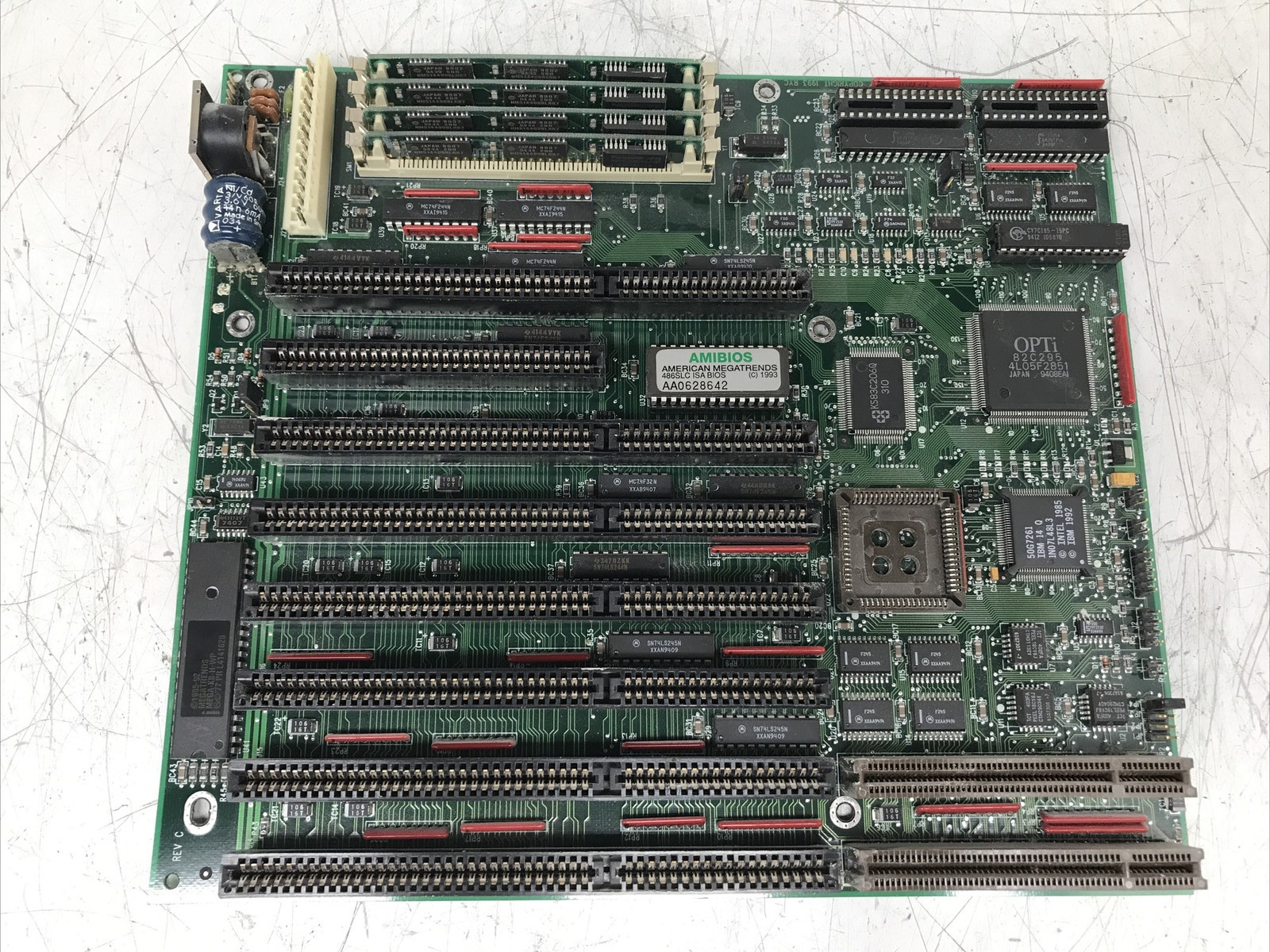 RYC 79G3320 AMIBIOS 486SLC2 Motherboard D39712A BVL Boot to BIOS *Sold AS IS