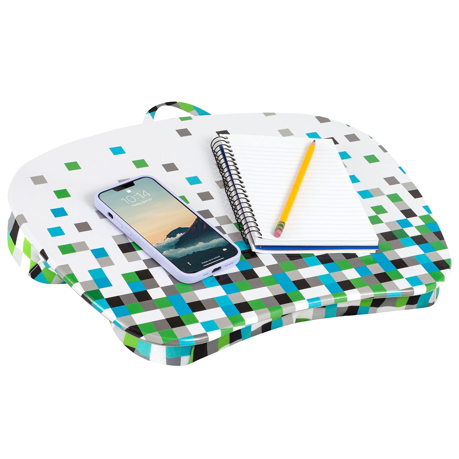 Mystyle Lap Desk For Laptop 17X13 Portable Tablet Workspace Fun Colors Patterns