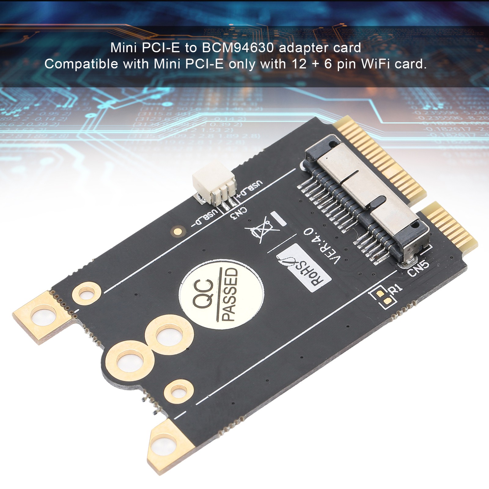 Mini PCI-E Adapter for BCM94630 Converter Card for 7 / 8