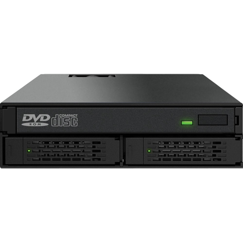 ICY DOCK MB994IPO-3SB Quad Bay Slim Optical & 2.5 Inch Drive Rack