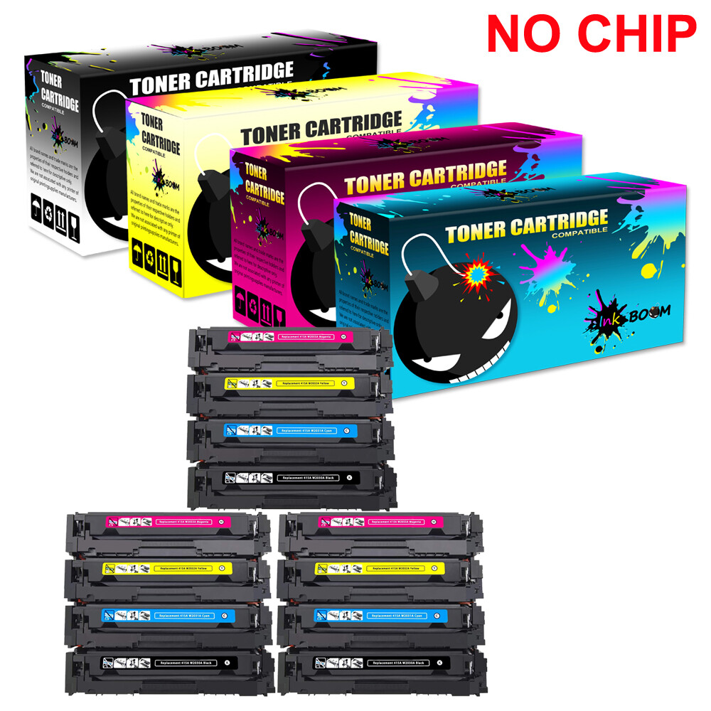 12 Toner replace for HP CF415A NOCHIP W2030A-3A Color LaserJet M455dn M479fnw
