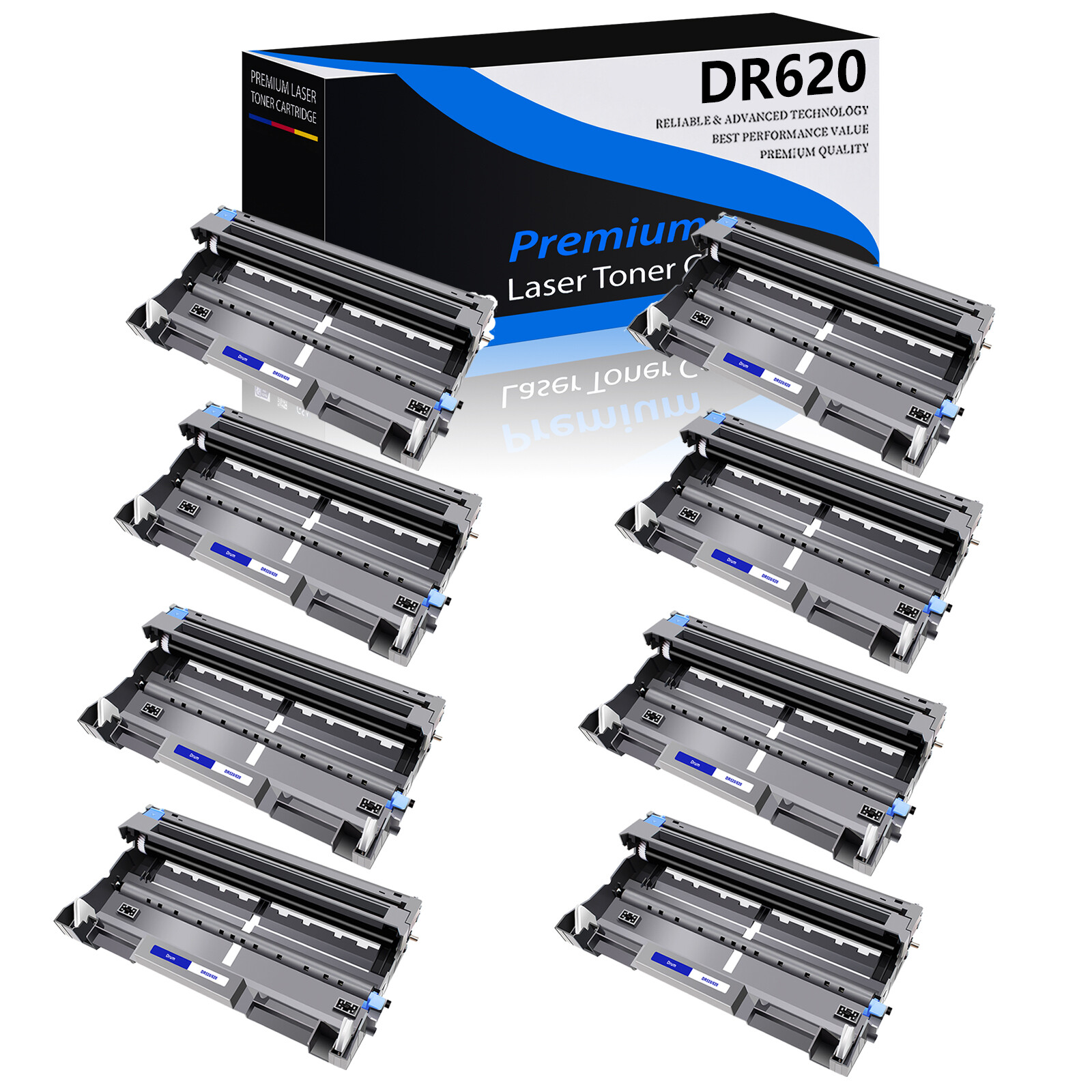 8PK DR620 Drum Unit Compatible with Brother DCP-8085DN HL-5350DNLT 5340D 5380DN