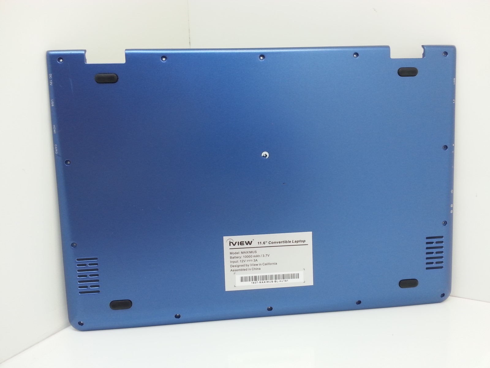 iView 11.6" Convertible Laptop 1607 Blue Maximus Bottom Base Case / 67