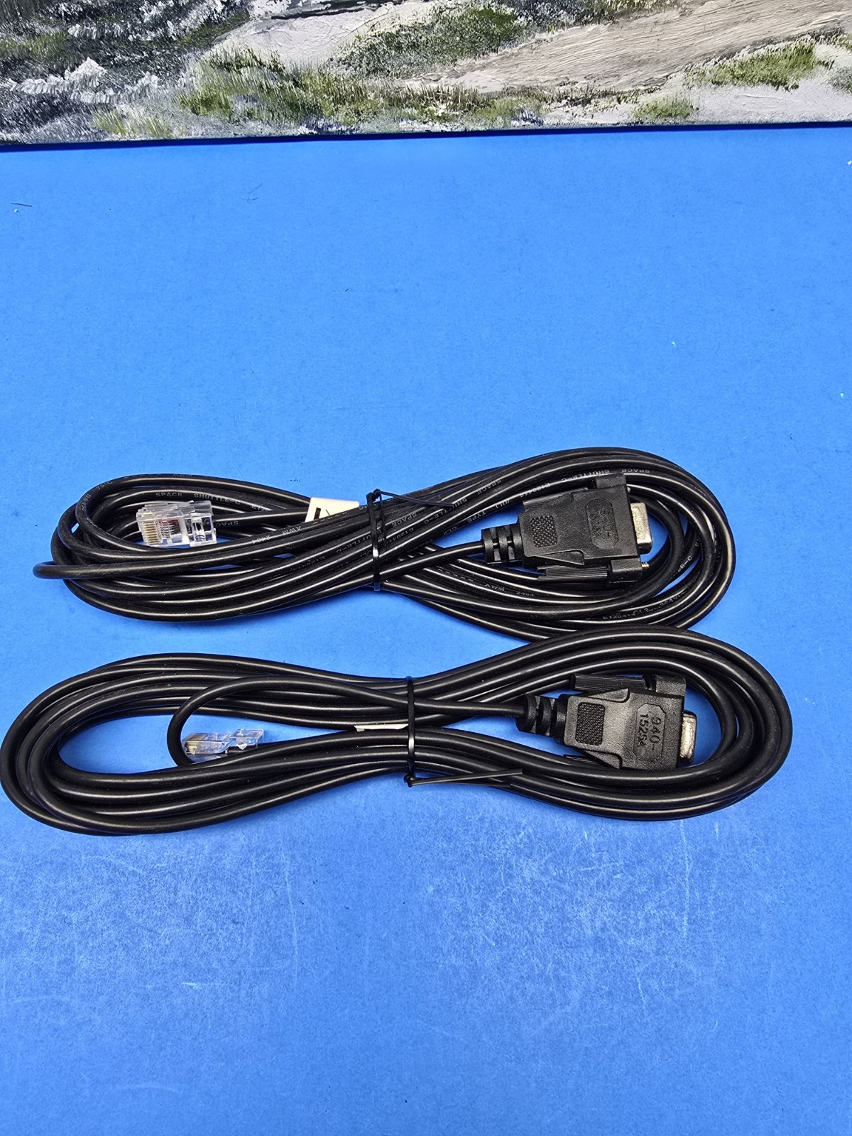 2-APC Smart UPS Signaling Cable, Serial RS232, DB9-RJ45, 15' *New* 940-1525A