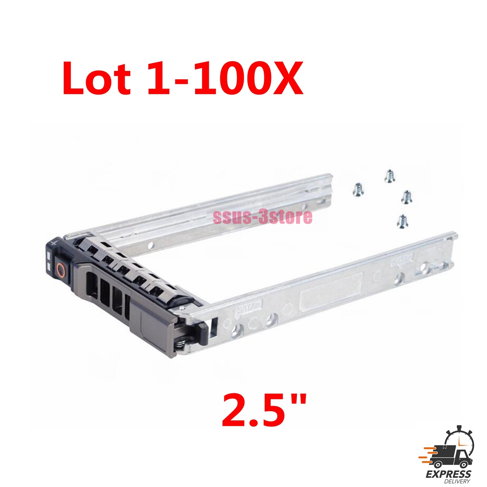 Lot 2.5" SAS SATA HDD Metal Caddy G176J For Dell R710 R720 R720xd R730 R730xd