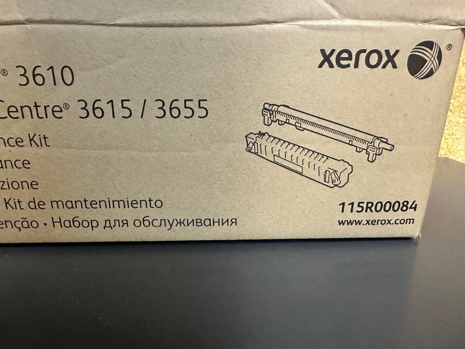NEW XEROX 115R00084 PHASER 3610 3615 Fuser MAINTENANCE KIT - OPEN BOX
