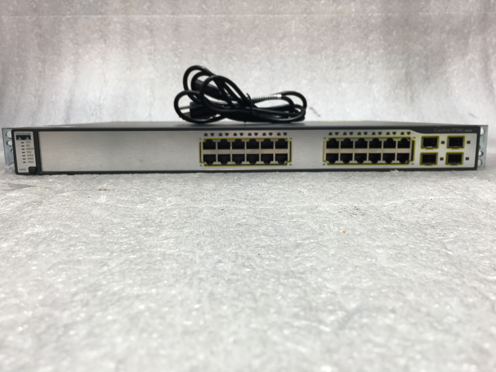 Cisco Catalyst WS-C3750G-24TS-S1U 24 Port Managed Gigabit Switch w/ 4xSFP
