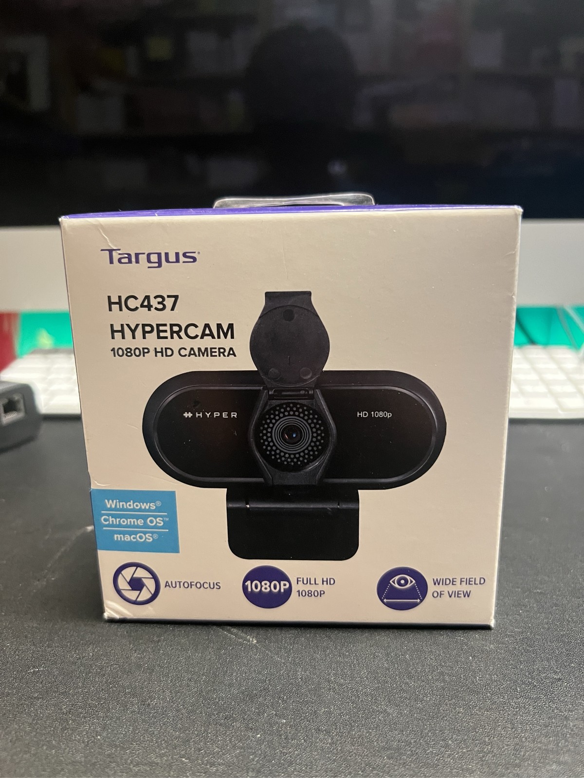 Targus HC437 HyperCam 1080P HD Webcam with Privacy Cover and Microphone