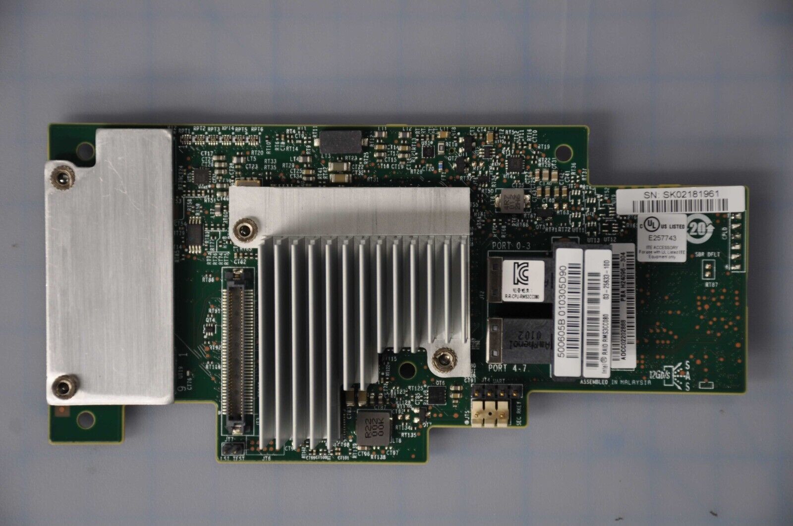 New INTEL 12Gb/s 3.0 8-Port SAS/SATA Dual-Core Raid-on-Chip RMS3CC080
