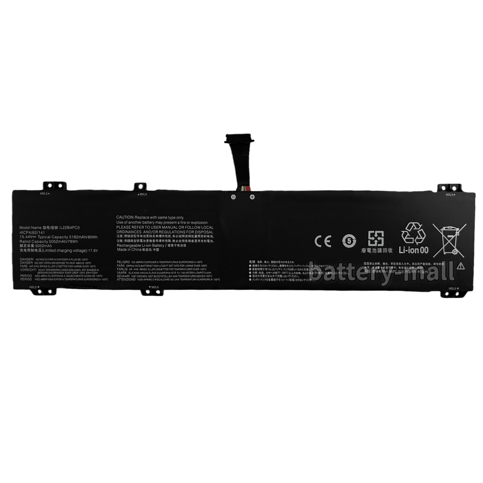New OEM 80Wh L22B4PC0 L22C4PC0 L22D4PC0 Battery for Lenovo Legion Pro 5-16ARX8