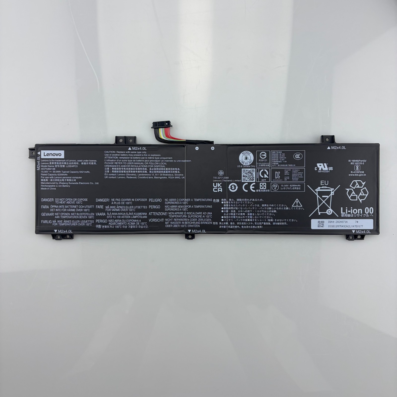 New Genuine L23B4PC3 L23C4PC3 L23D4PC3 Battery for Lenovo Legion 7 16 IRX G9