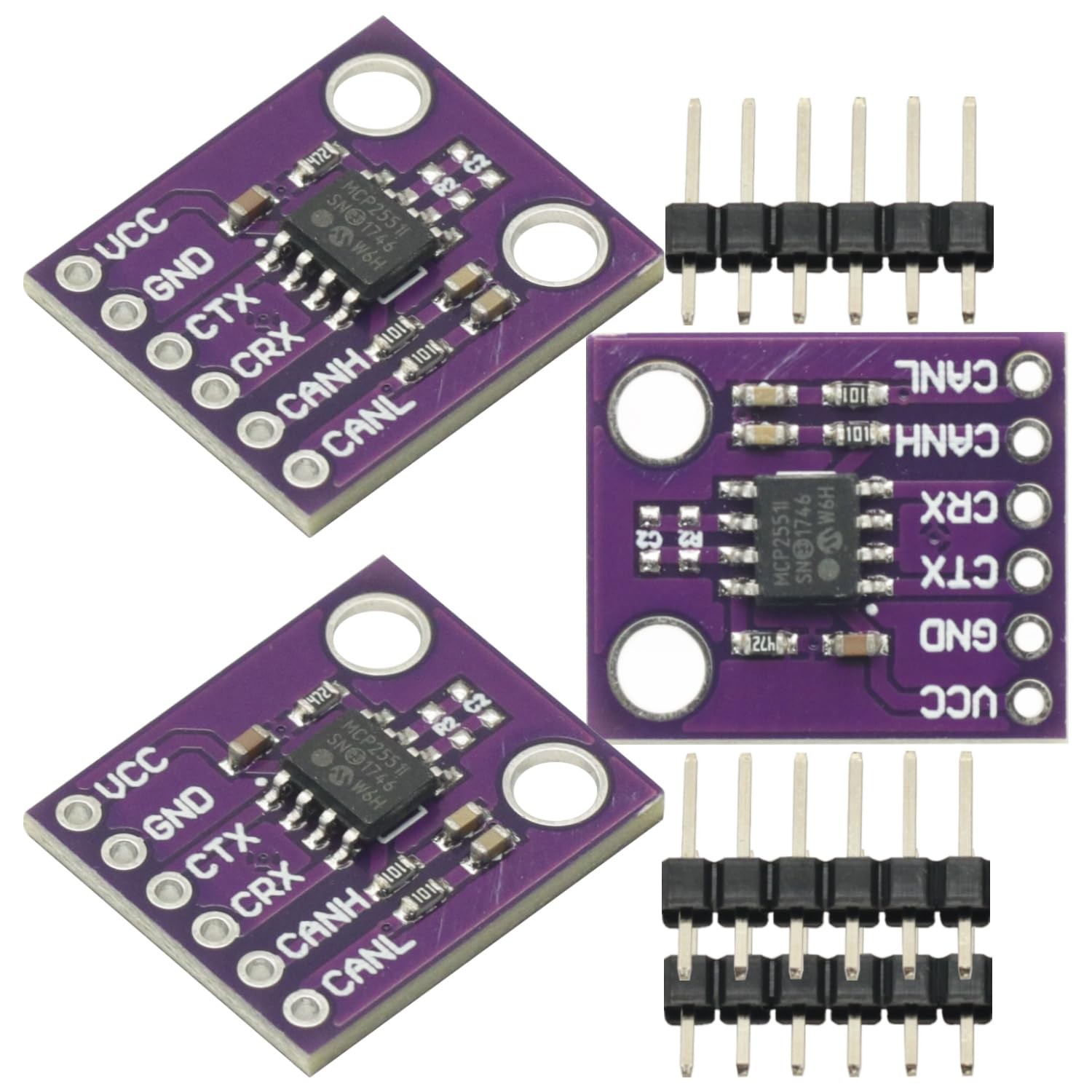 3PCS MCP2551 High Speed CAN Bus Transceiver Module